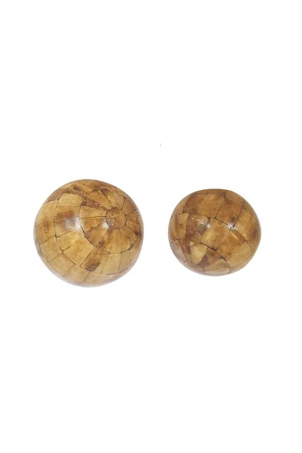 Bone Ball - 10cm - Antique Finish