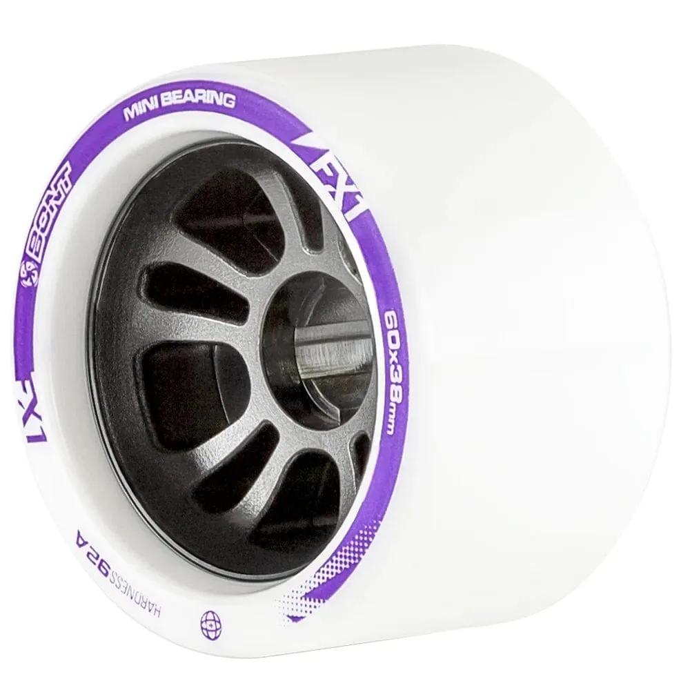 BONT FX1 WHEELS - 4 PACK - WITH BEARINGS