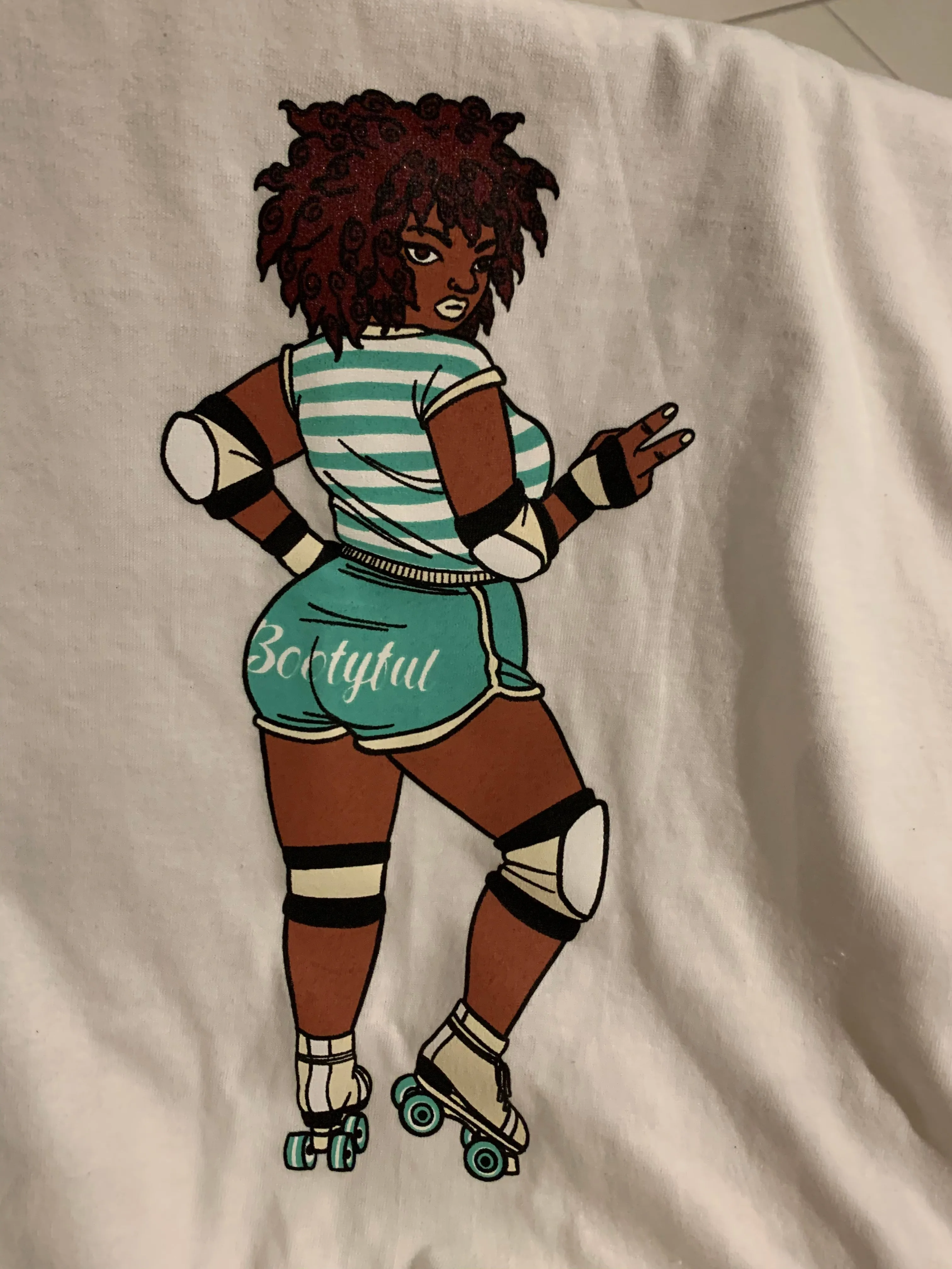 Bootyful Roller Skater T-shirt