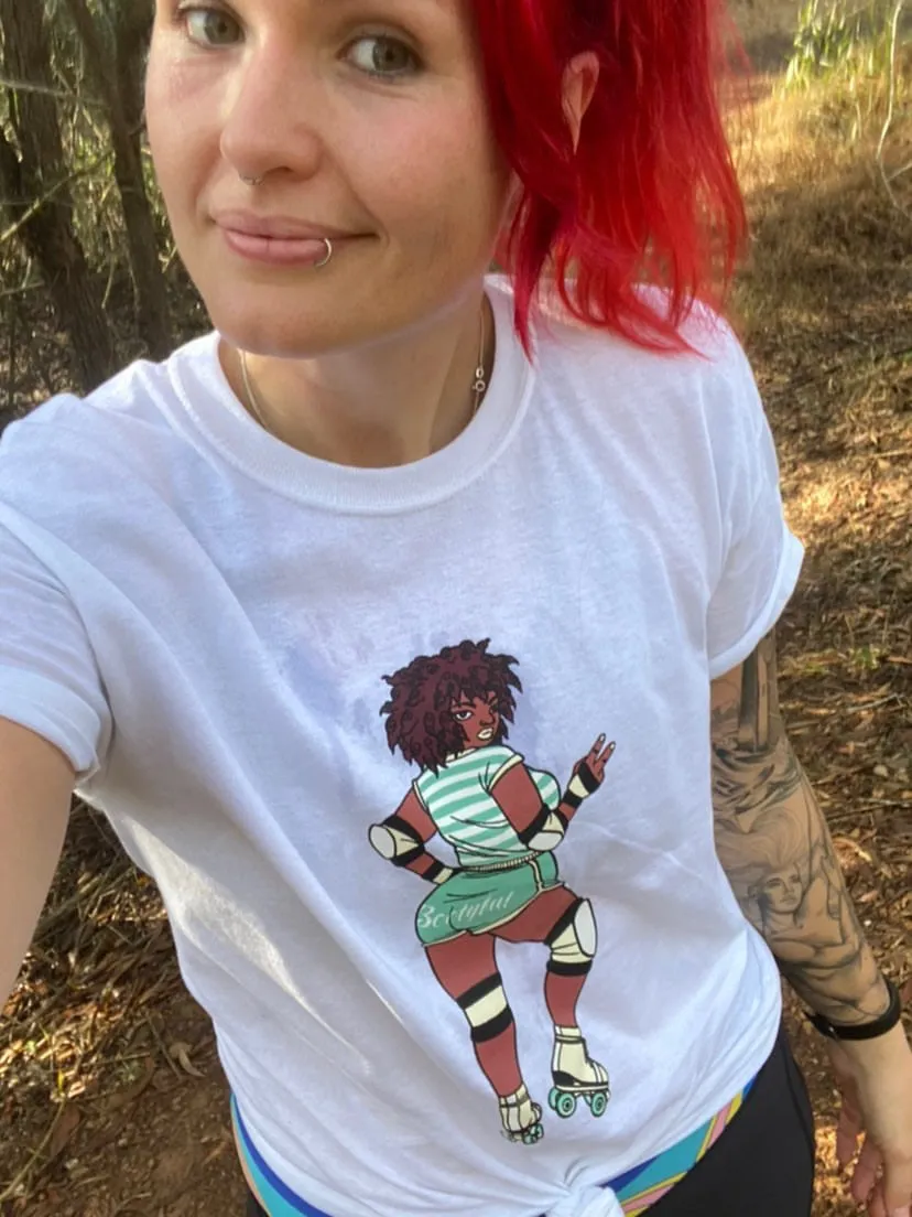 Bootyful Roller Skater T-shirt