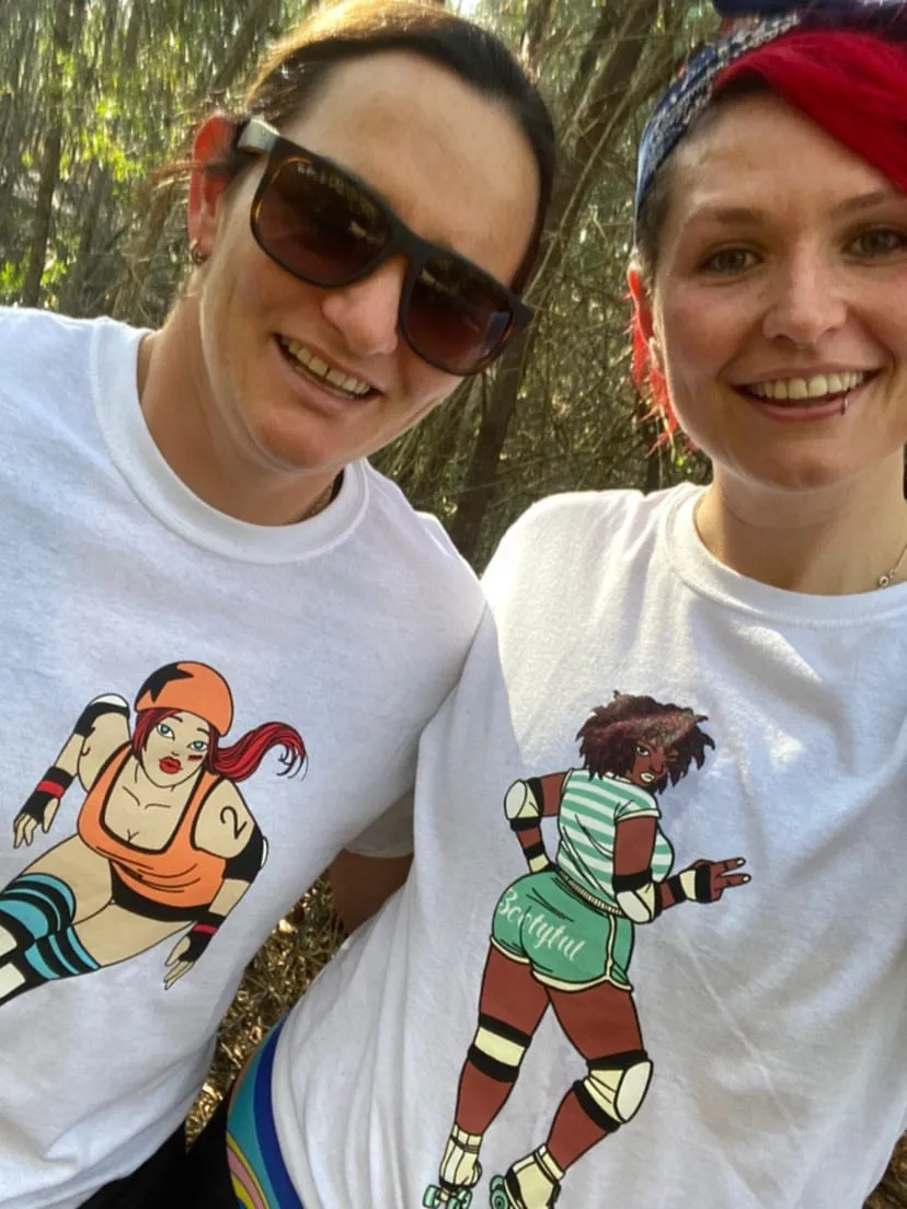 Bootyful Roller Skater T-shirt