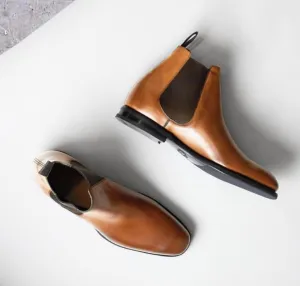 Brand New Men's Chelsea Boot Genuine Calf Bottom Shoes -JonasParamount