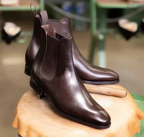 Brand New Men's Chelsea Boot Genuine Calf Bottom Shoes -JonasParamount