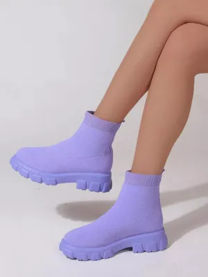 Brand Women Ankle Boots Lightweight Casual Shoes for Women Wedge