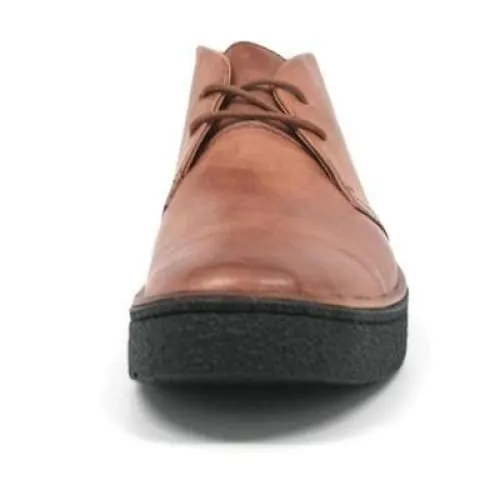 British Walkers Playboy Men's Light Brown Leather Ankle Boots