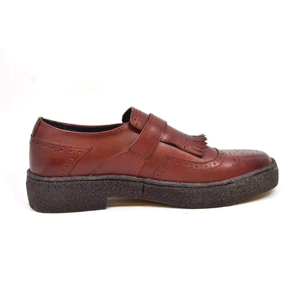 British Walkers Playboy Original Wingtips Men's Dark Brown Leather Oxfords Ankle Boots