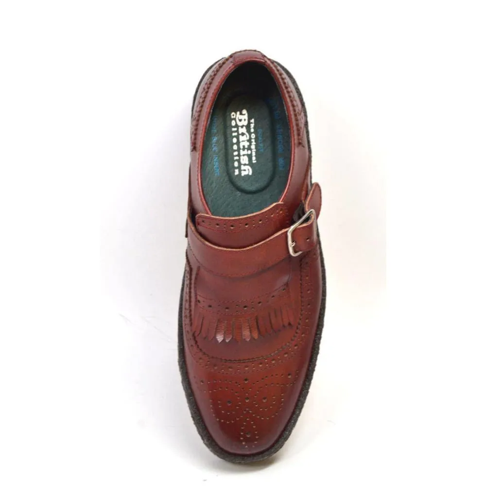 British Walkers Playboy Original Wingtips Men's Dark Brown Leather Oxfords Ankle Boots