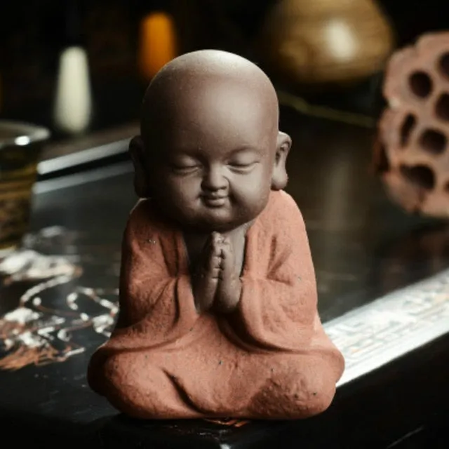 Buddha statues small monk
