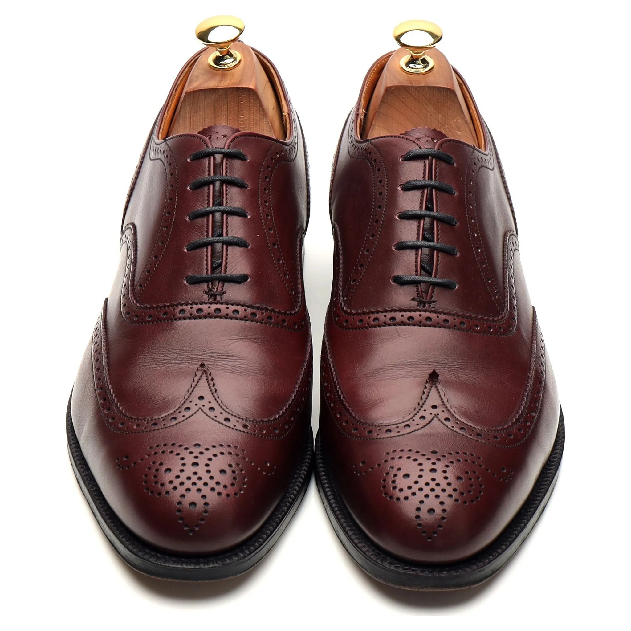 Burgundy Leather Oxford Brogues UK 10 G