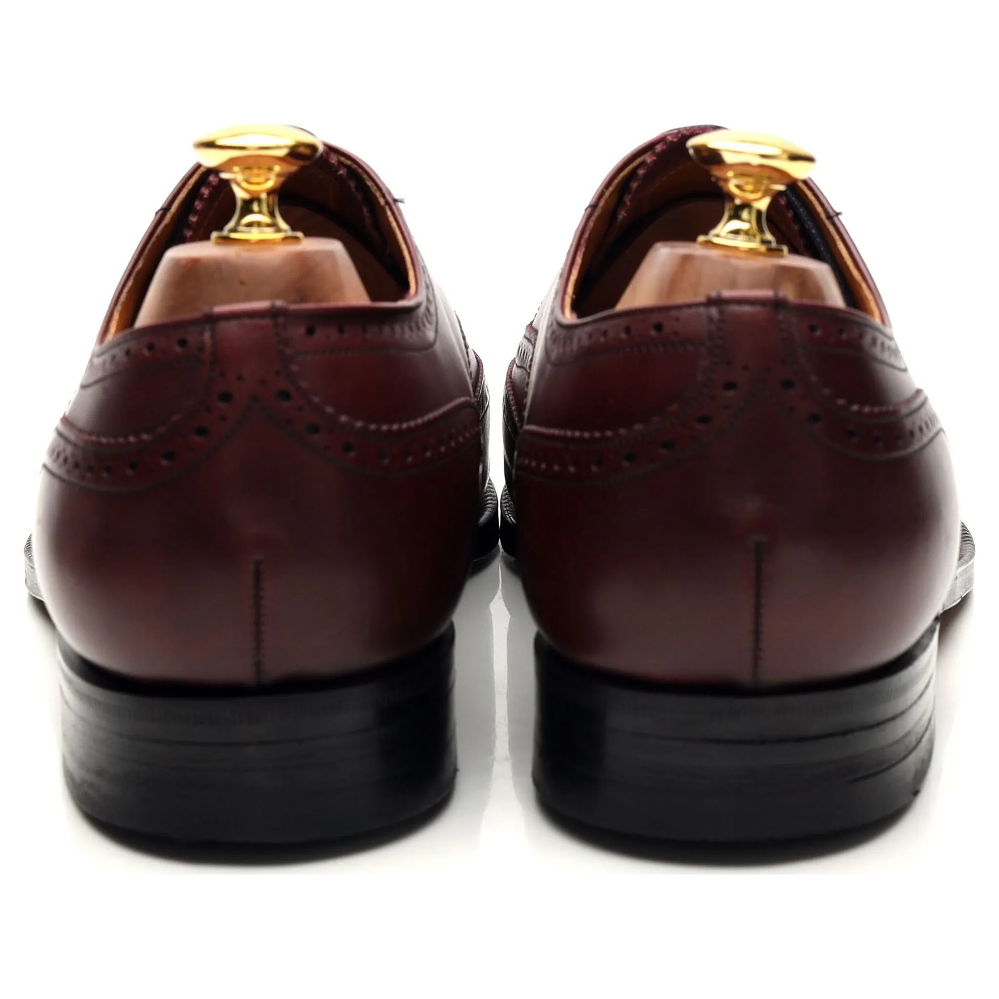 Burgundy Leather Oxford Brogues UK 10 G