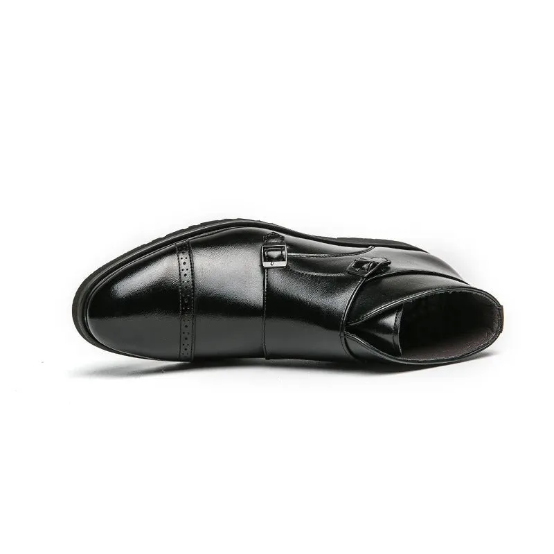Cade | Double-Monk Strap Boots