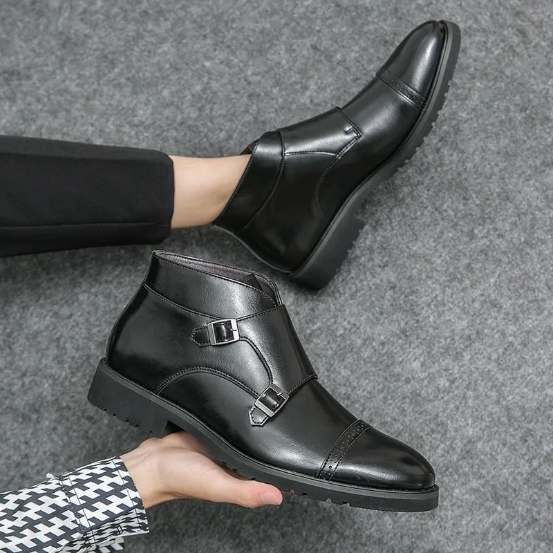 Cade | Double-Monk Strap Boots