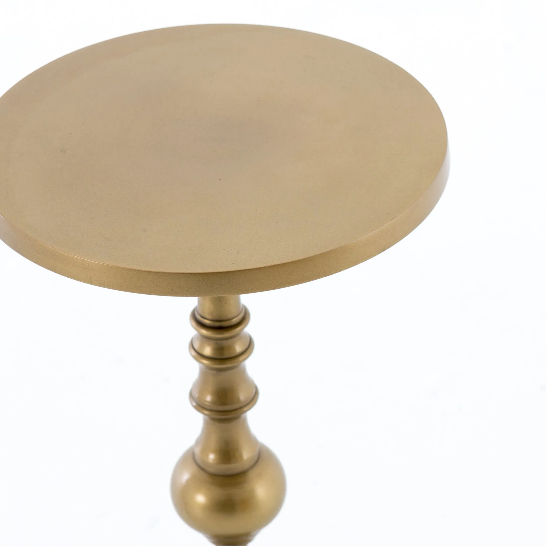 Calhoun End Table-Antique Brass
