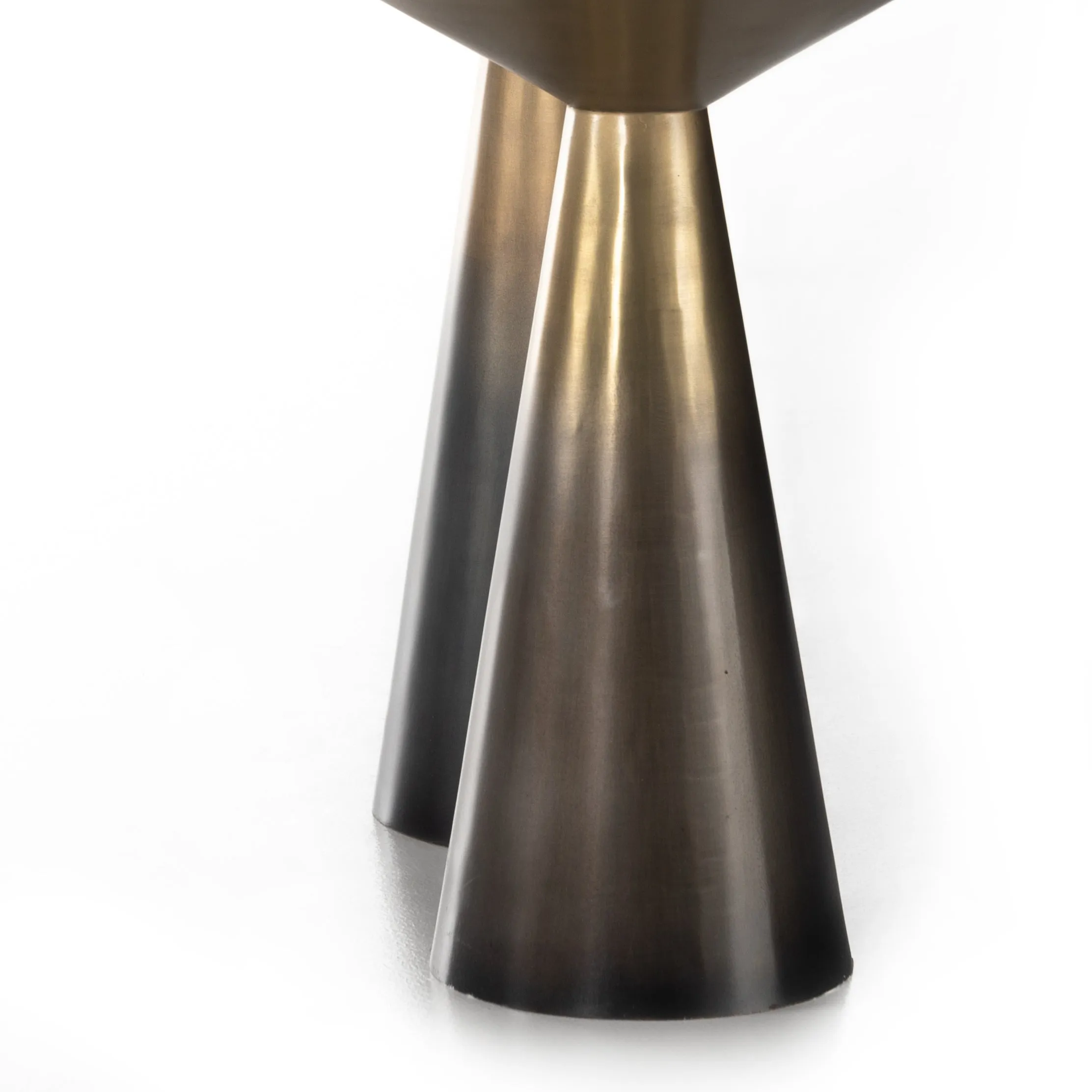 Cameron Accent Tables, Set Of 2-Brass
