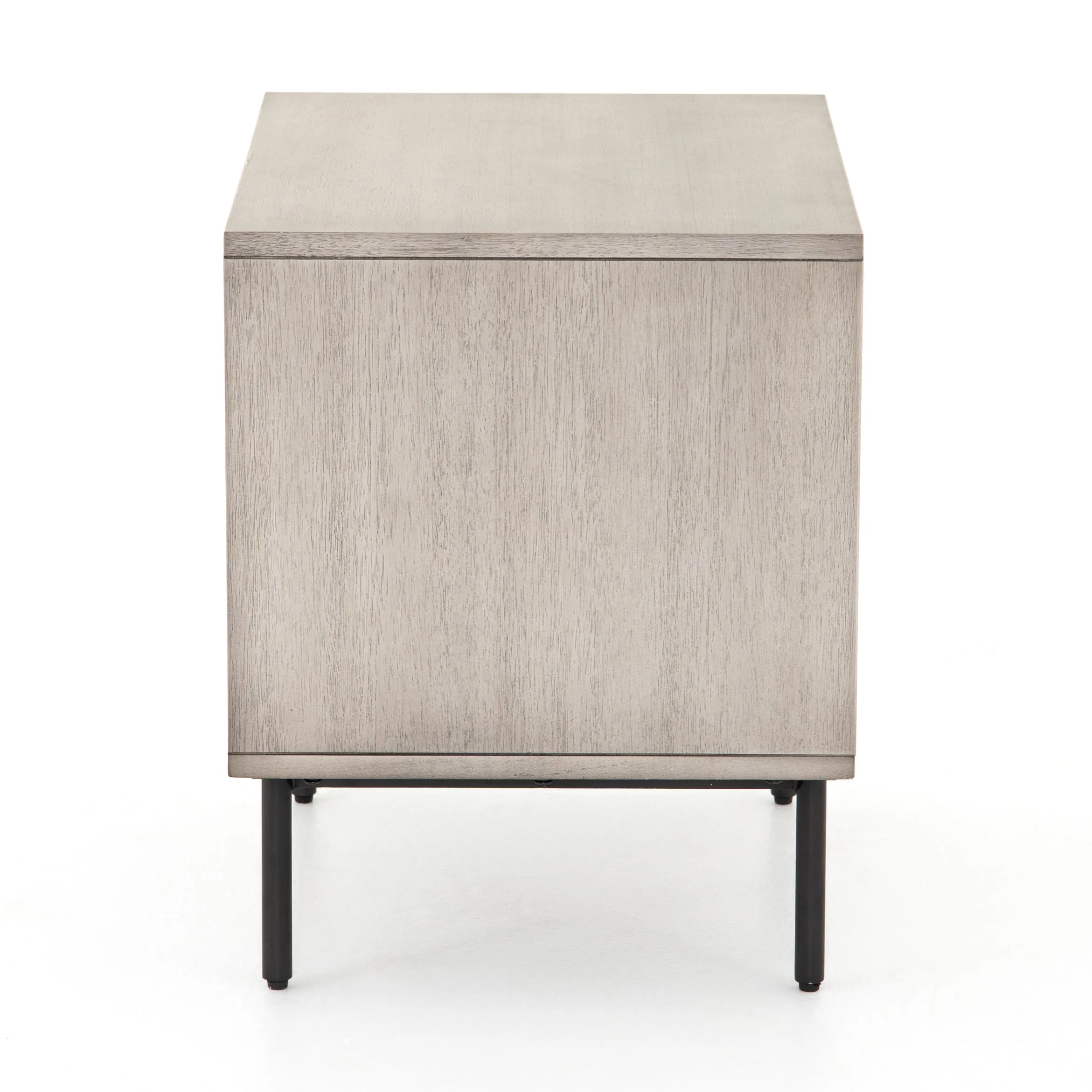 Carly 2 Drawer Nightstand-Grey Wash