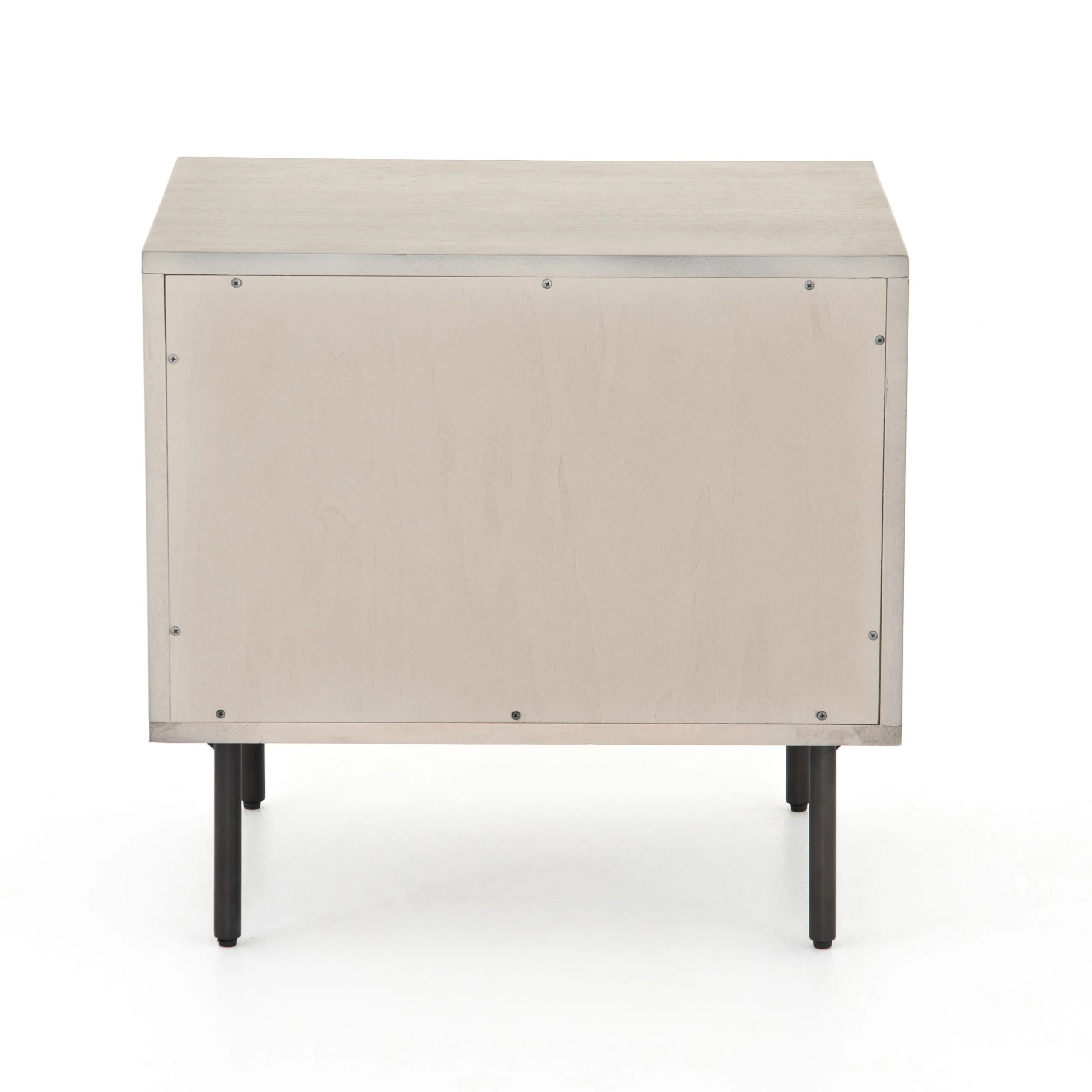 Carly 2 Drawer Nightstand-Grey Wash