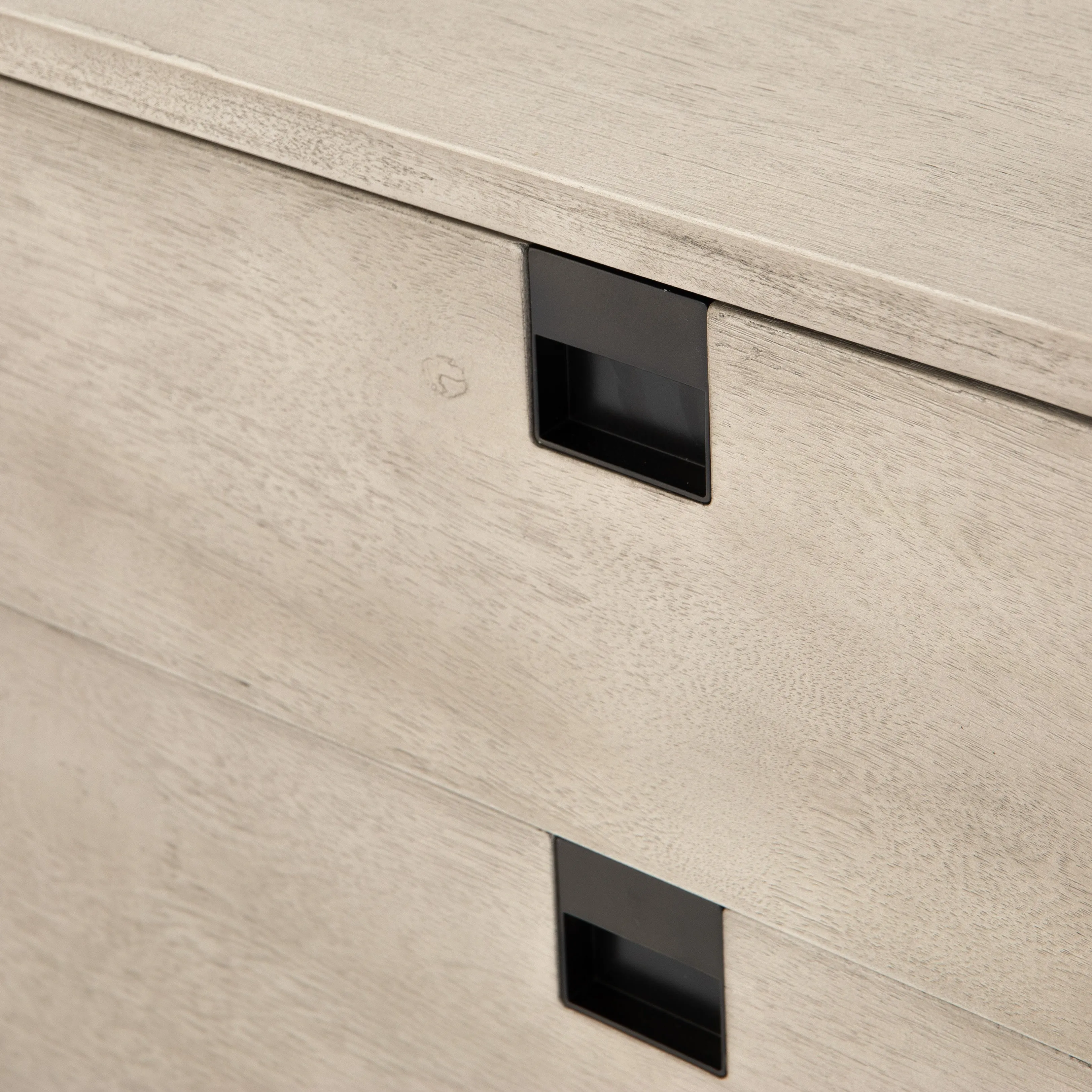 Carly 2 Drawer Nightstand-Grey Wash
