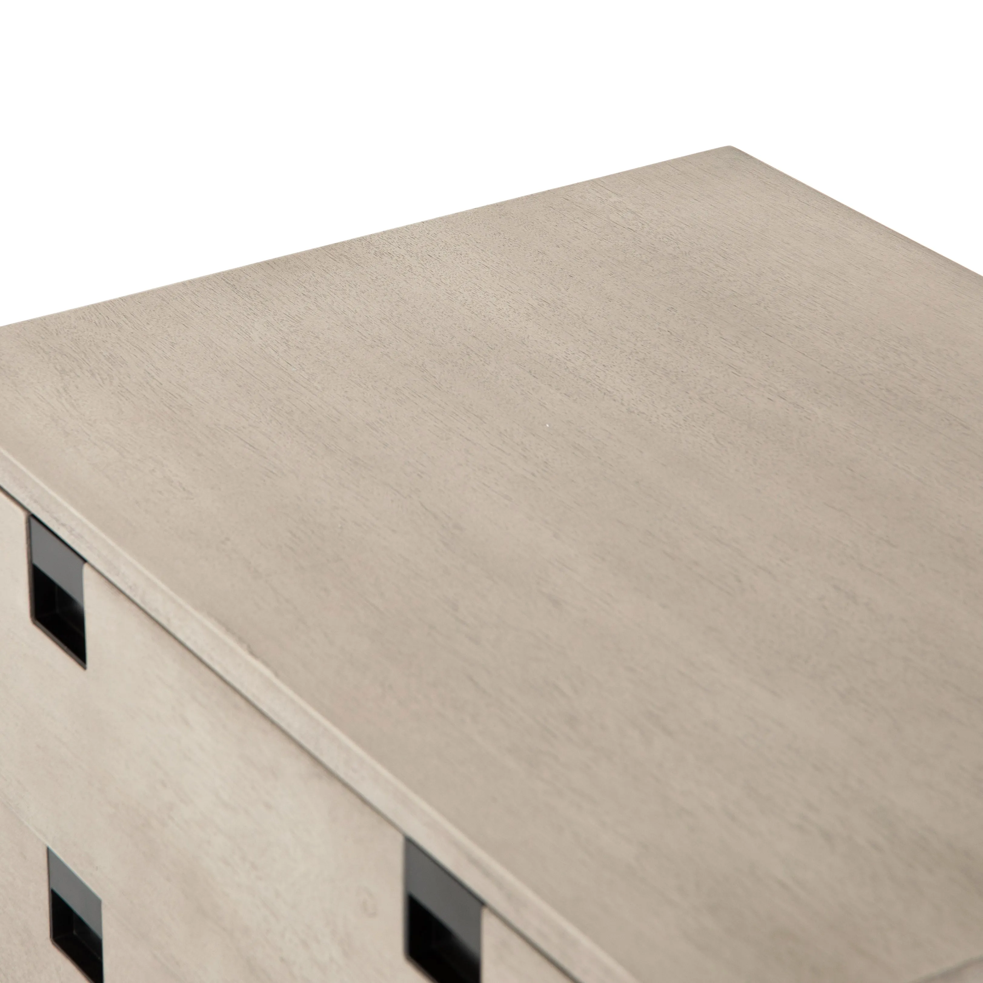 Carly 2 Drawer Nightstand-Grey Wash