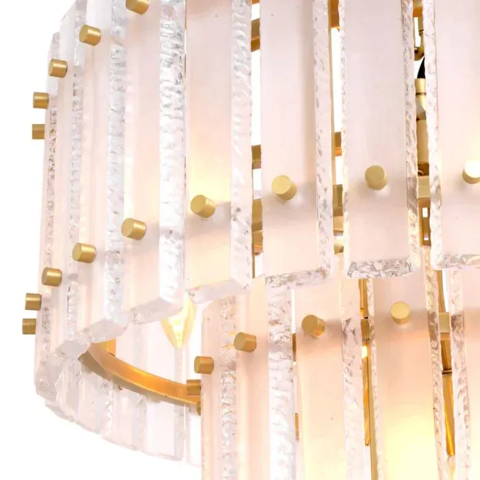 Chandelier Blason - Antique Brass Finish