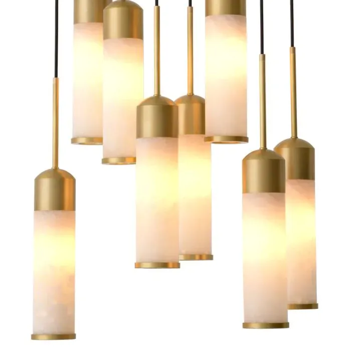 Chandelier Eos - Antique Brass Finish