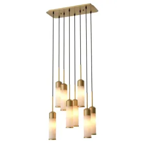 Chandelier Eos - Antique Brass Finish