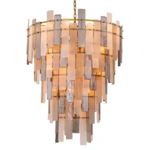 Chandelier Greyson Xxl - Antique Brass Finish
