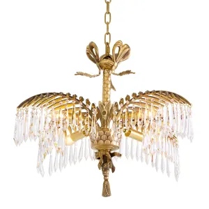 Chandelier Hildebrandt S - Antique Brass Finish