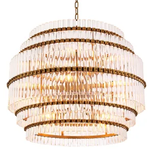 Chandelier Scottsdale - Antique Brass Finish
