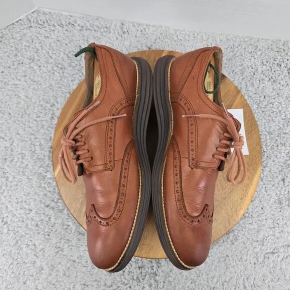Cole Haan Original Grand Brown Woodbury Leather Wingtip Casual Oxford Mens 9.5 M