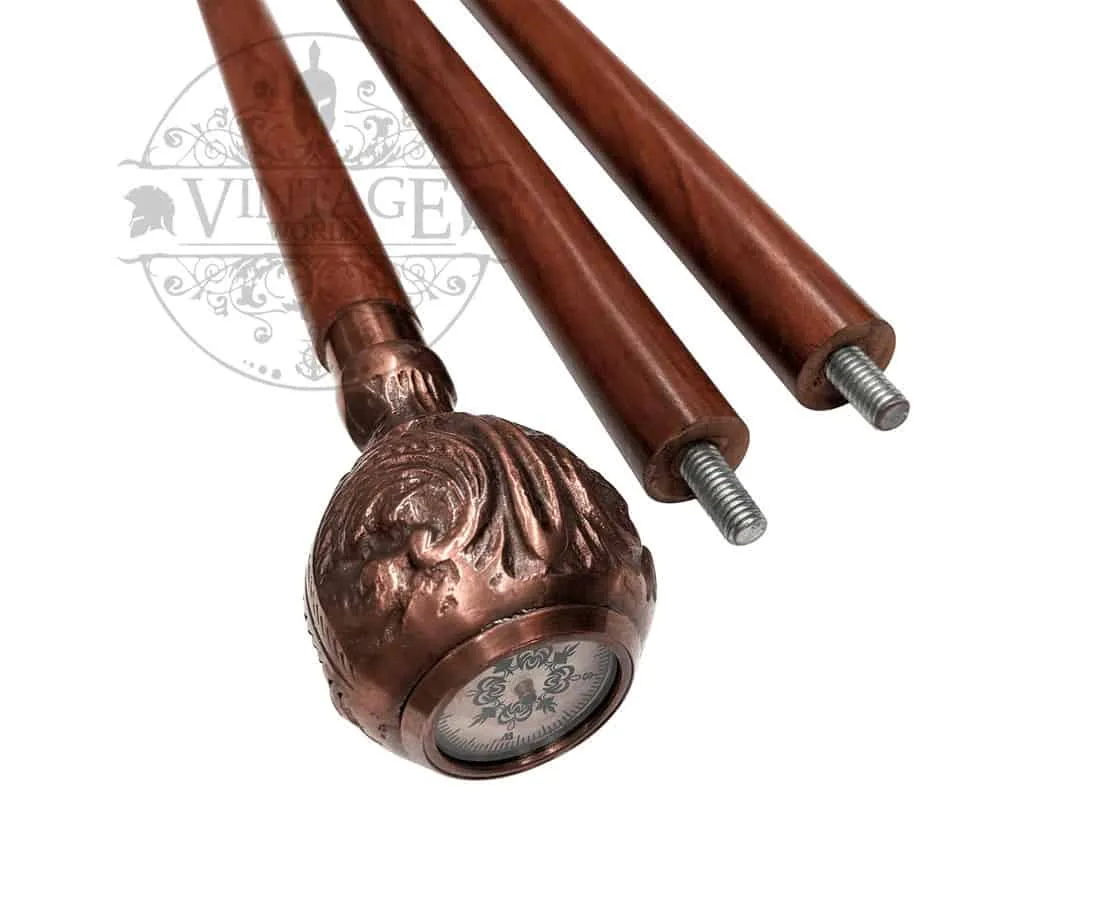 Compass Handle Walking Stick