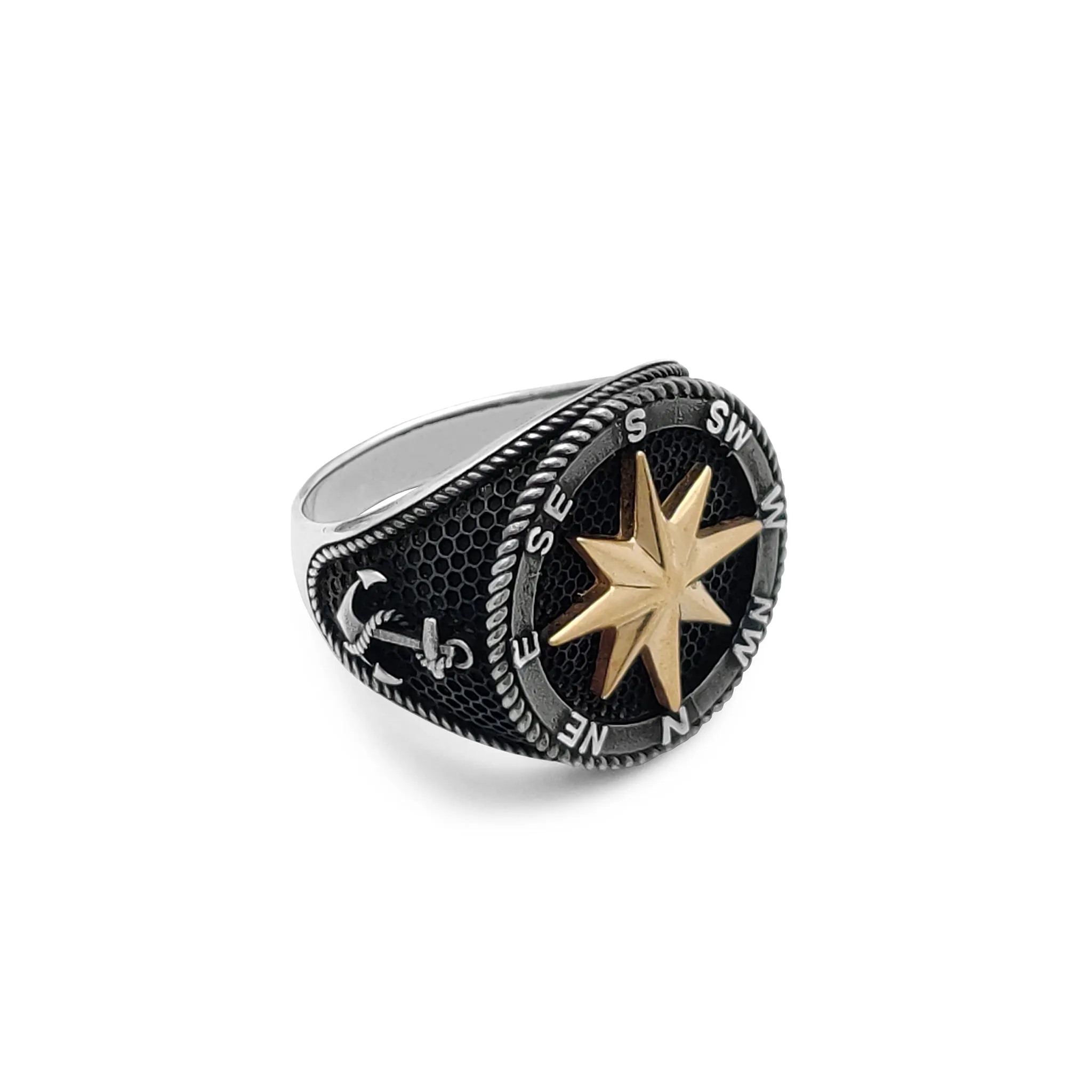 Compass Ring (Silver)