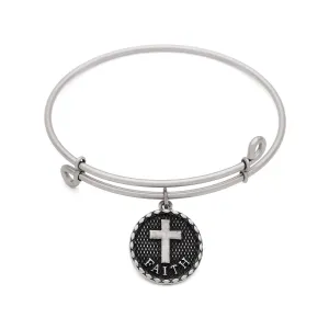 Cross, Bangle Antique Silver Color Finish