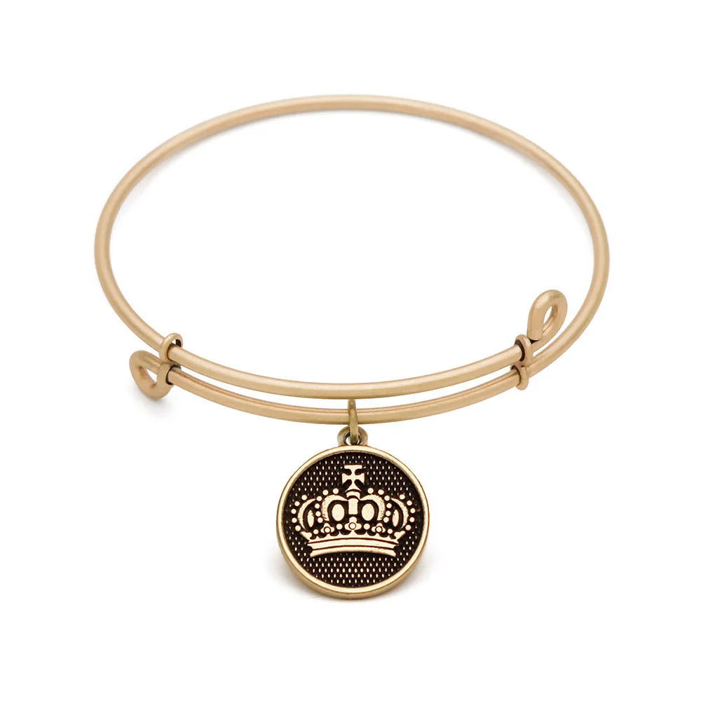 Crown, Bangle Antique Gold Color Finish