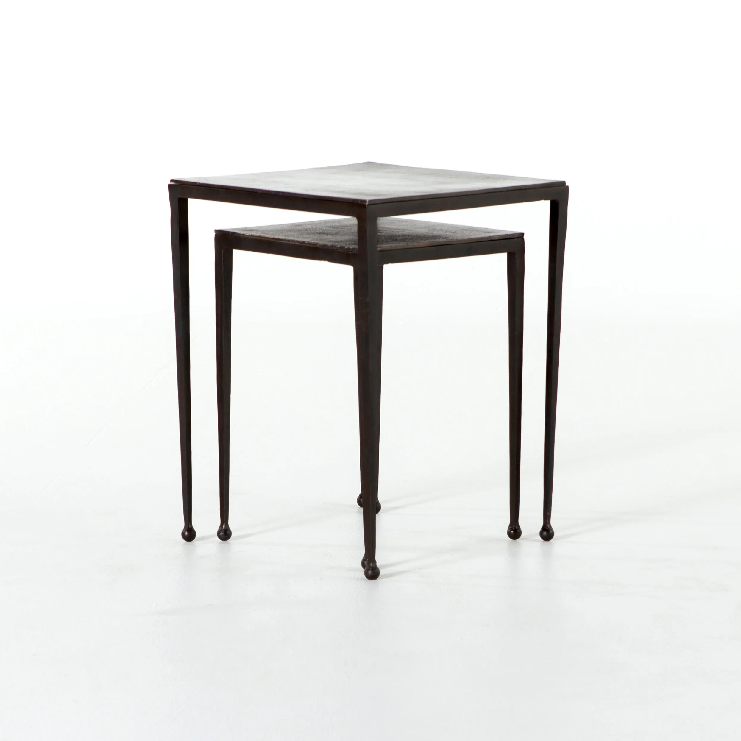 Dalston Nesting End Tables-Antique Rust