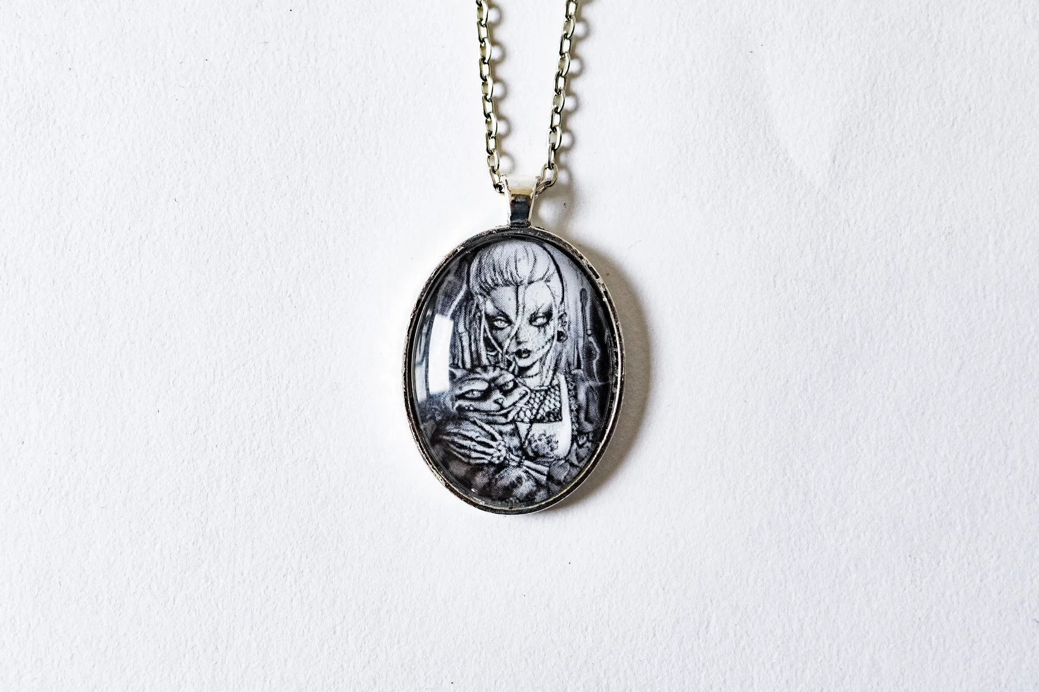 Dead Alice Cabochon Necklace
