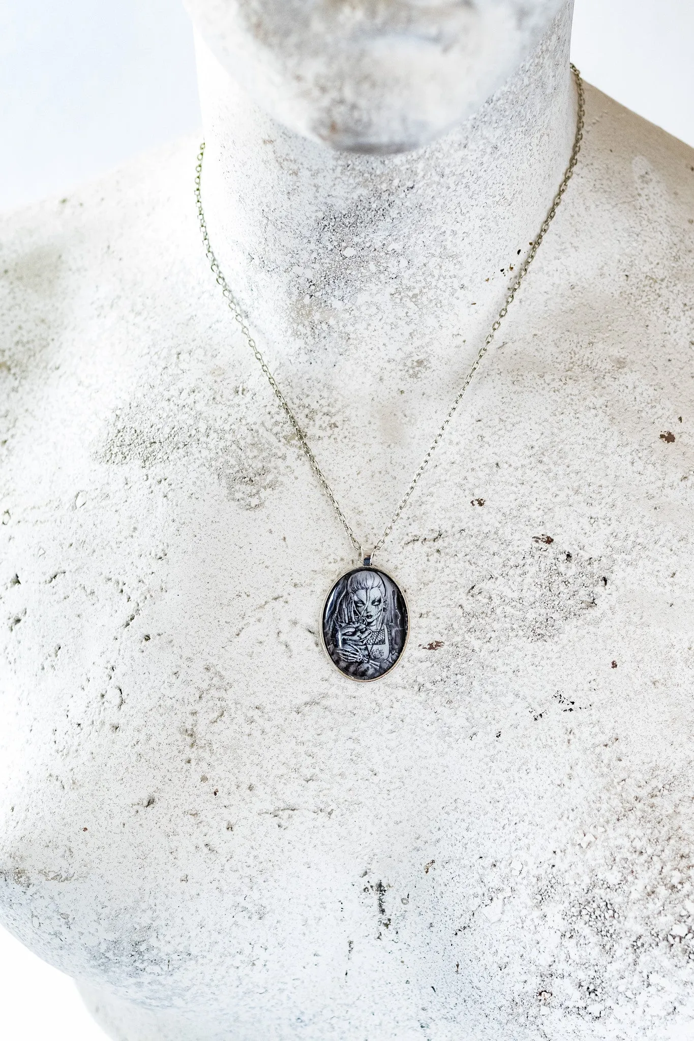 Dead Alice Cabochon Necklace