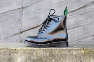 Derby Boot 8 Eye Black Hi-Shine