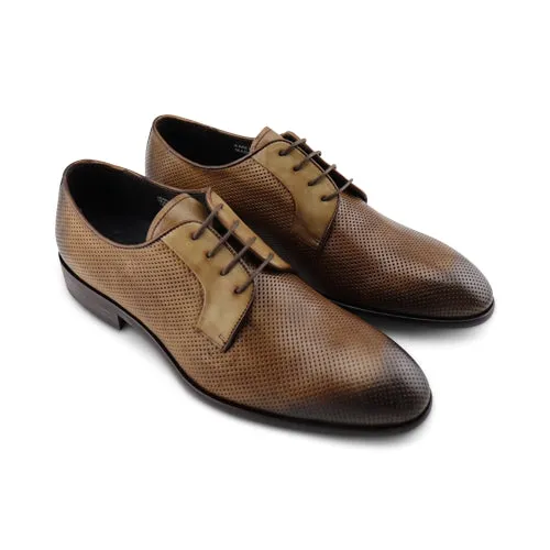 Derby in pelle marrone