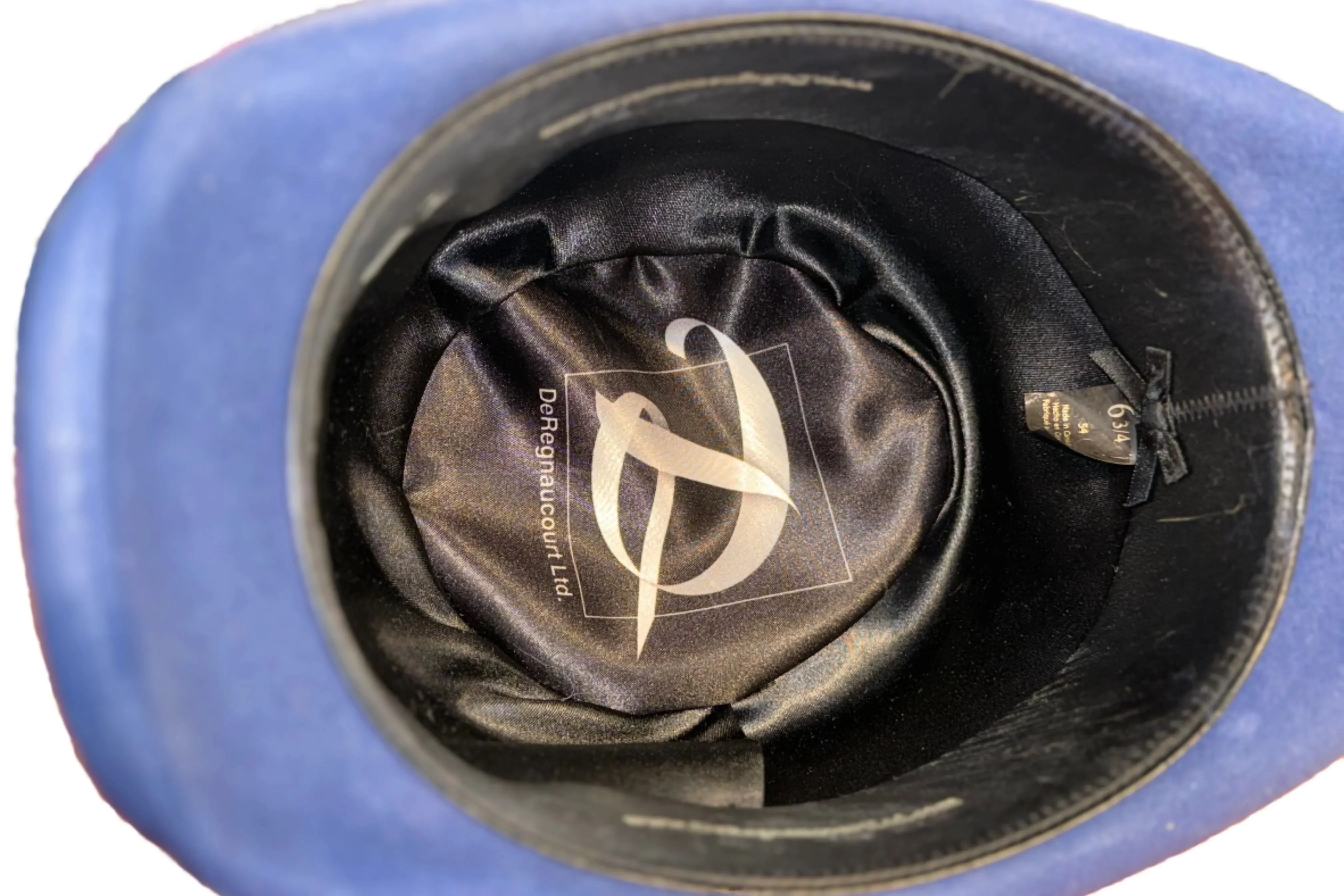DeRegnaucourt, Custom Blue Derby, 6 3/4