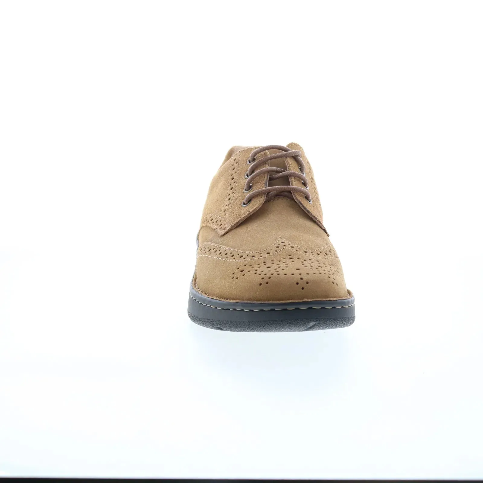 Drew Delaware 40939-7T Mens Brown Narrow Oxfords Wingtip & Brogue Shoes