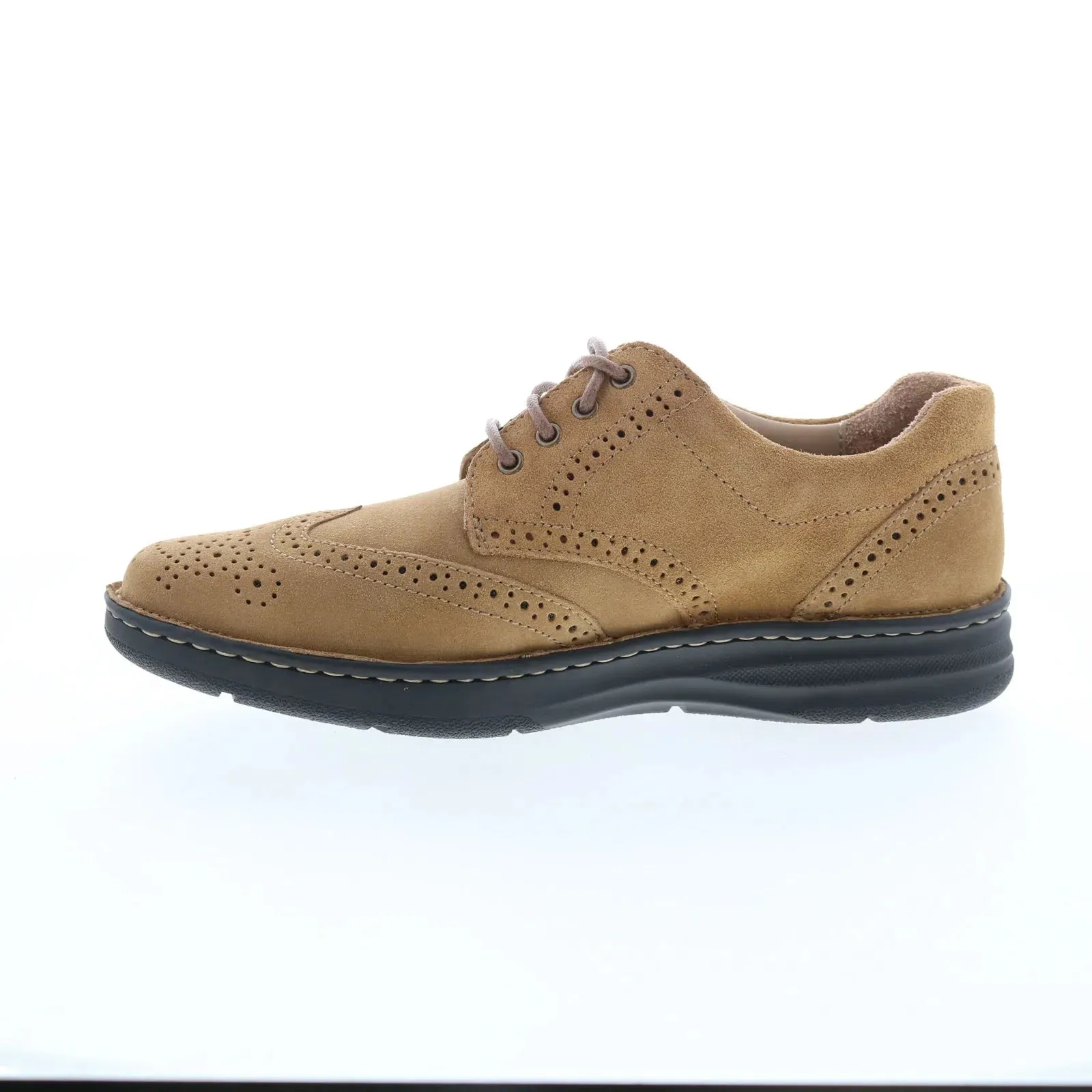 Drew Delaware 40939-7T Mens Brown Narrow Oxfords Wingtip & Brogue Shoes