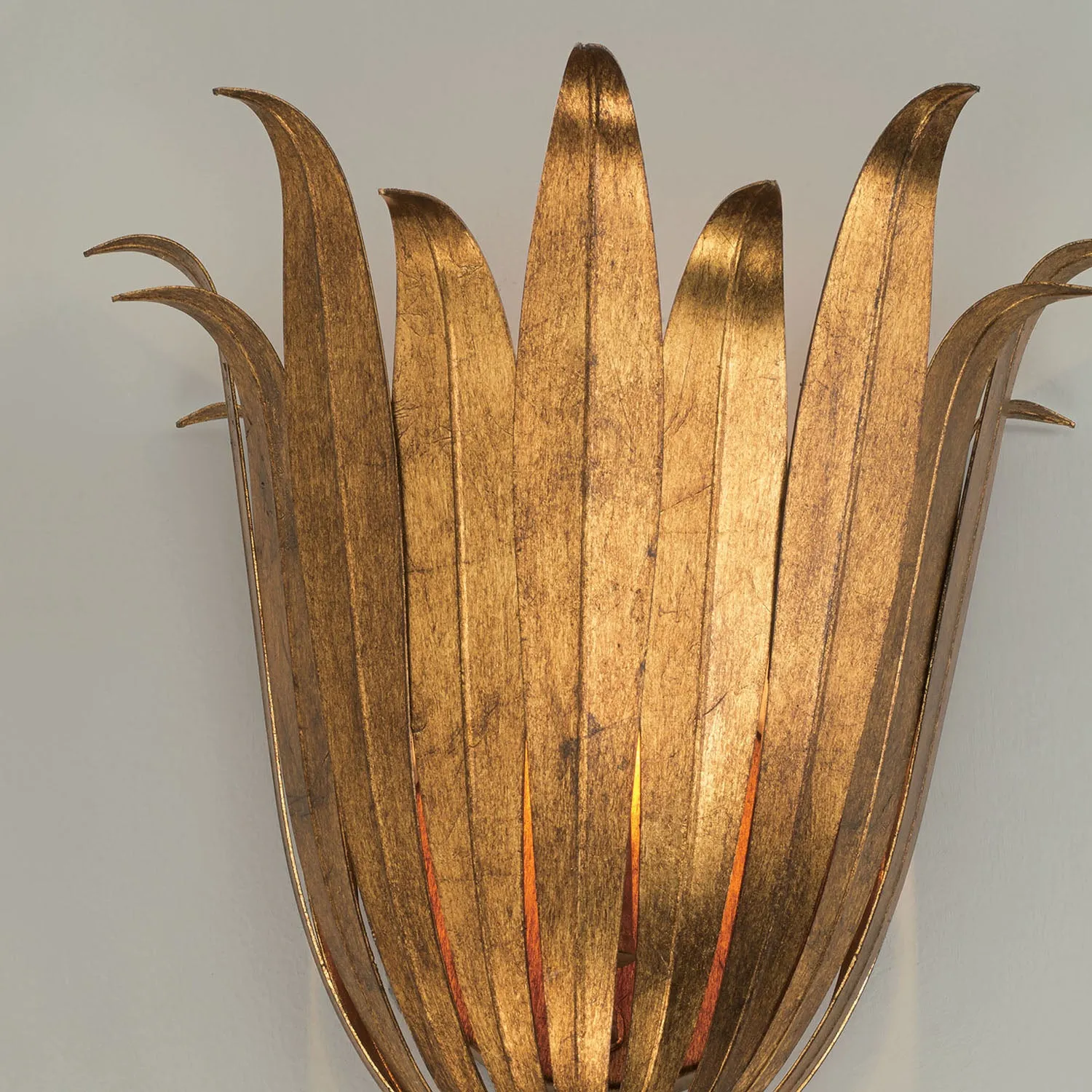 EDEN 1-LIGHT SCONCE, ANTIQUE GOLD