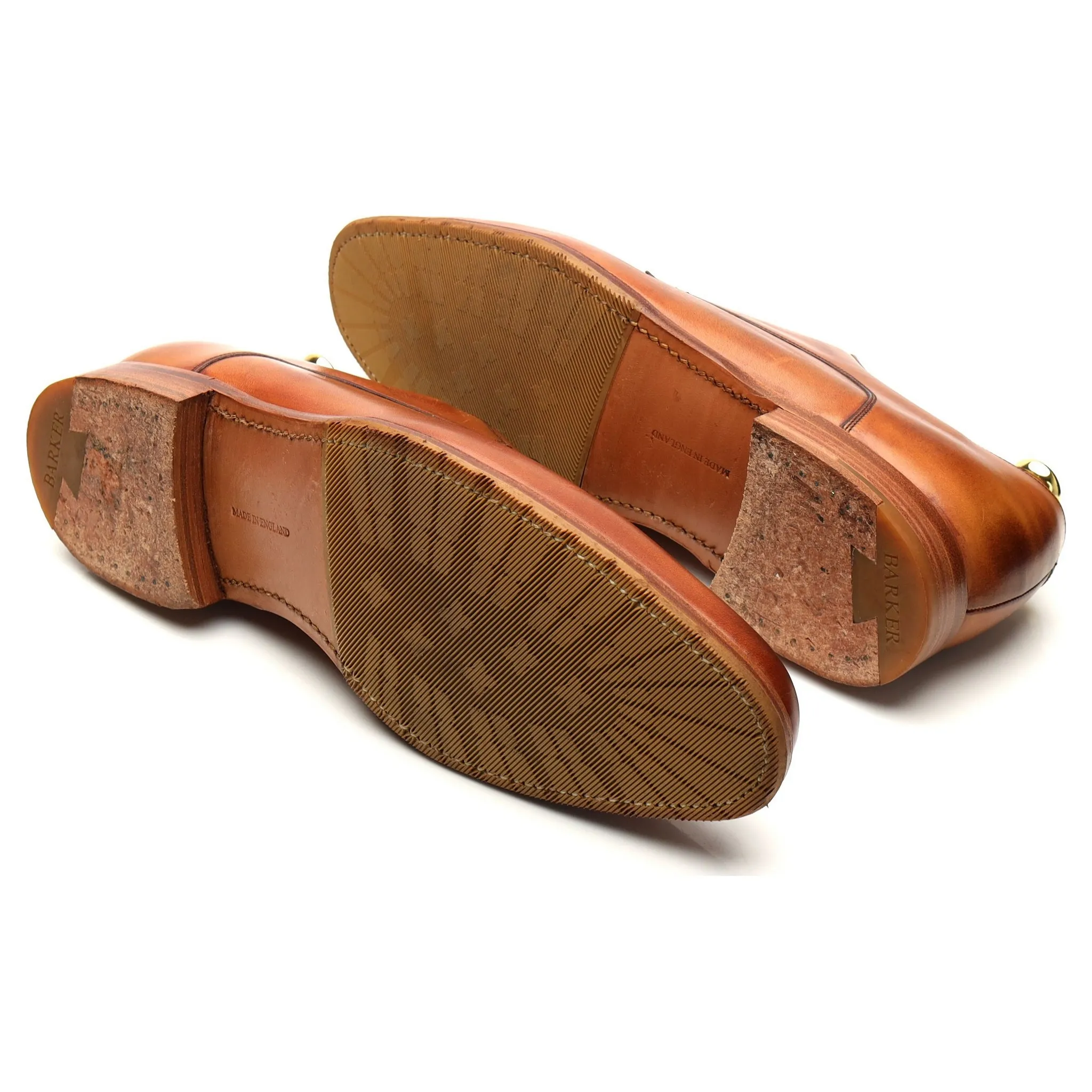 'Ellon' Tan Brown Leather Derby UK 11 FX