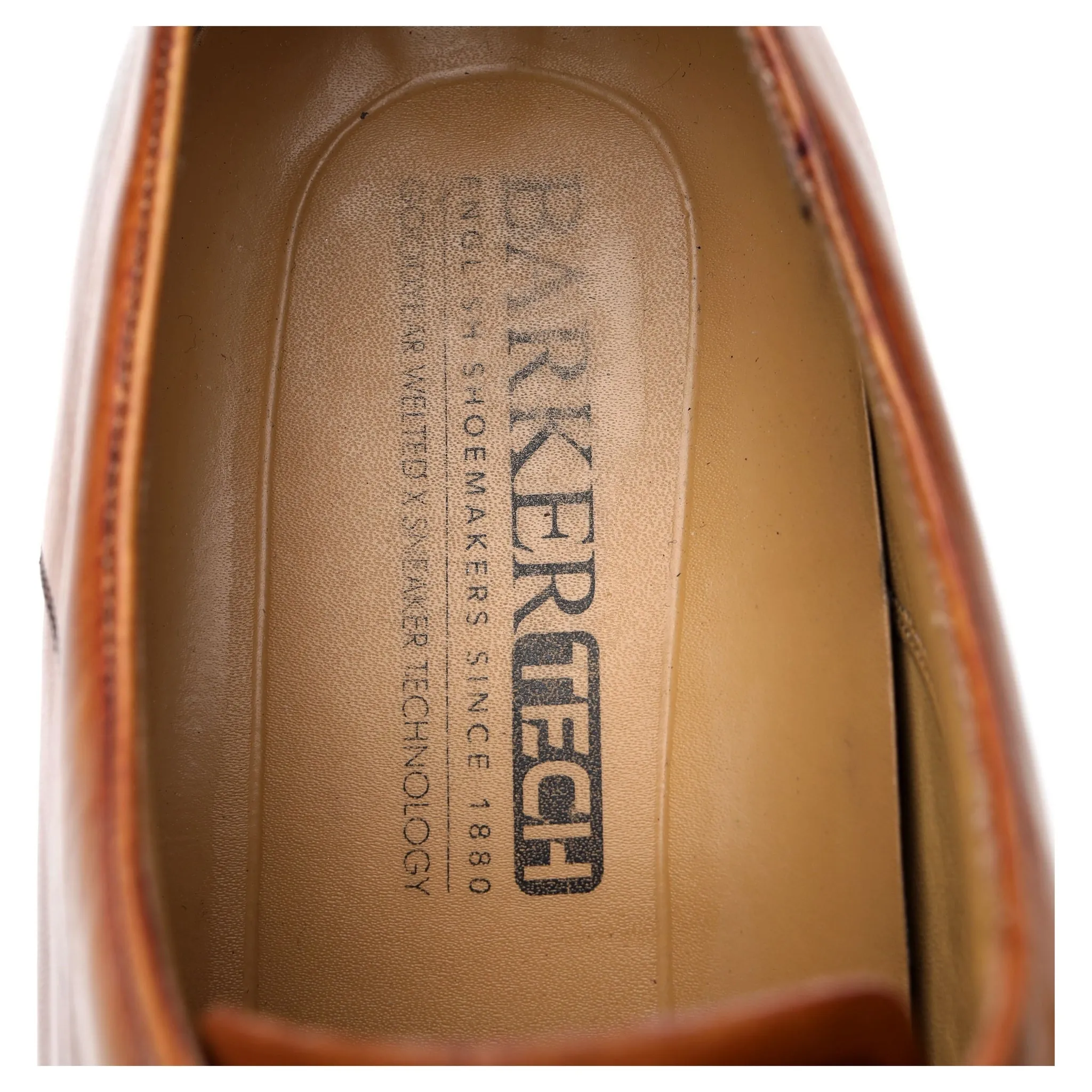 'Ellon' Tan Brown Leather Derby UK 11 FX