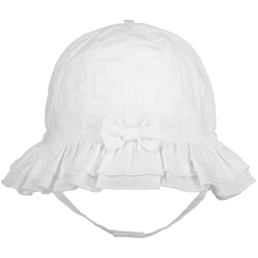 Emile et Rose 'Gabby' White Sun Hat