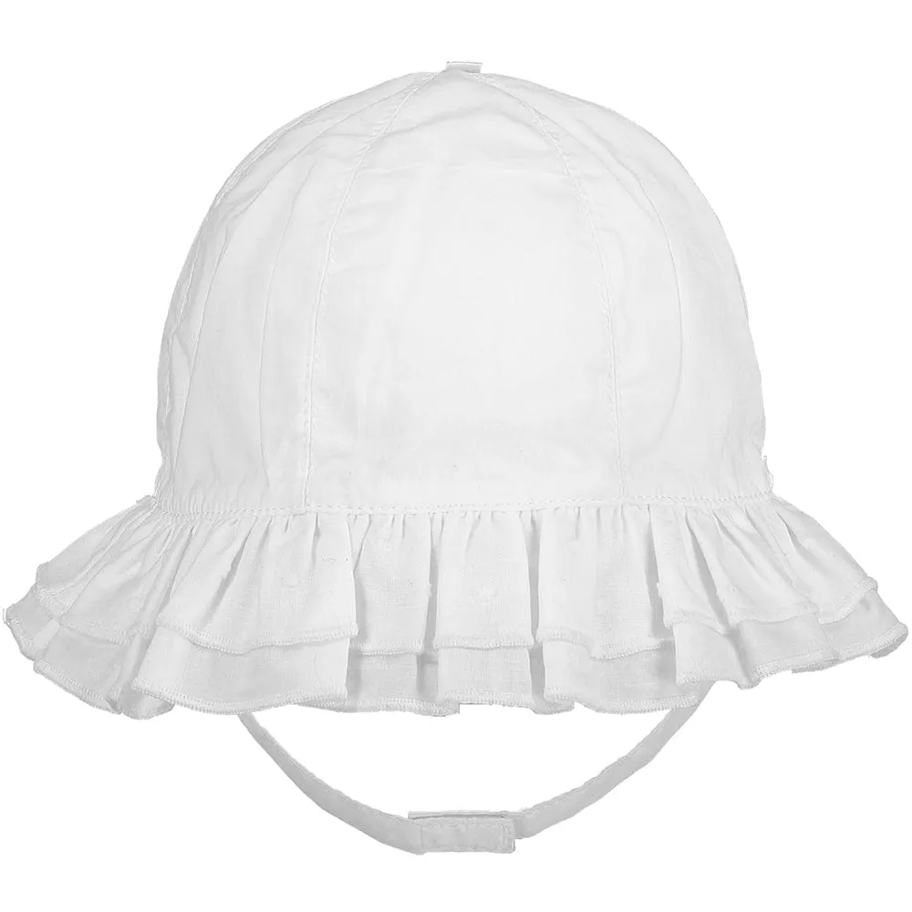 Emile et Rose 'Gabby' White Sun Hat