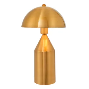 Endon 90522 Nova 1lt Table Antique brass plate 60W E27 GLS (Required)