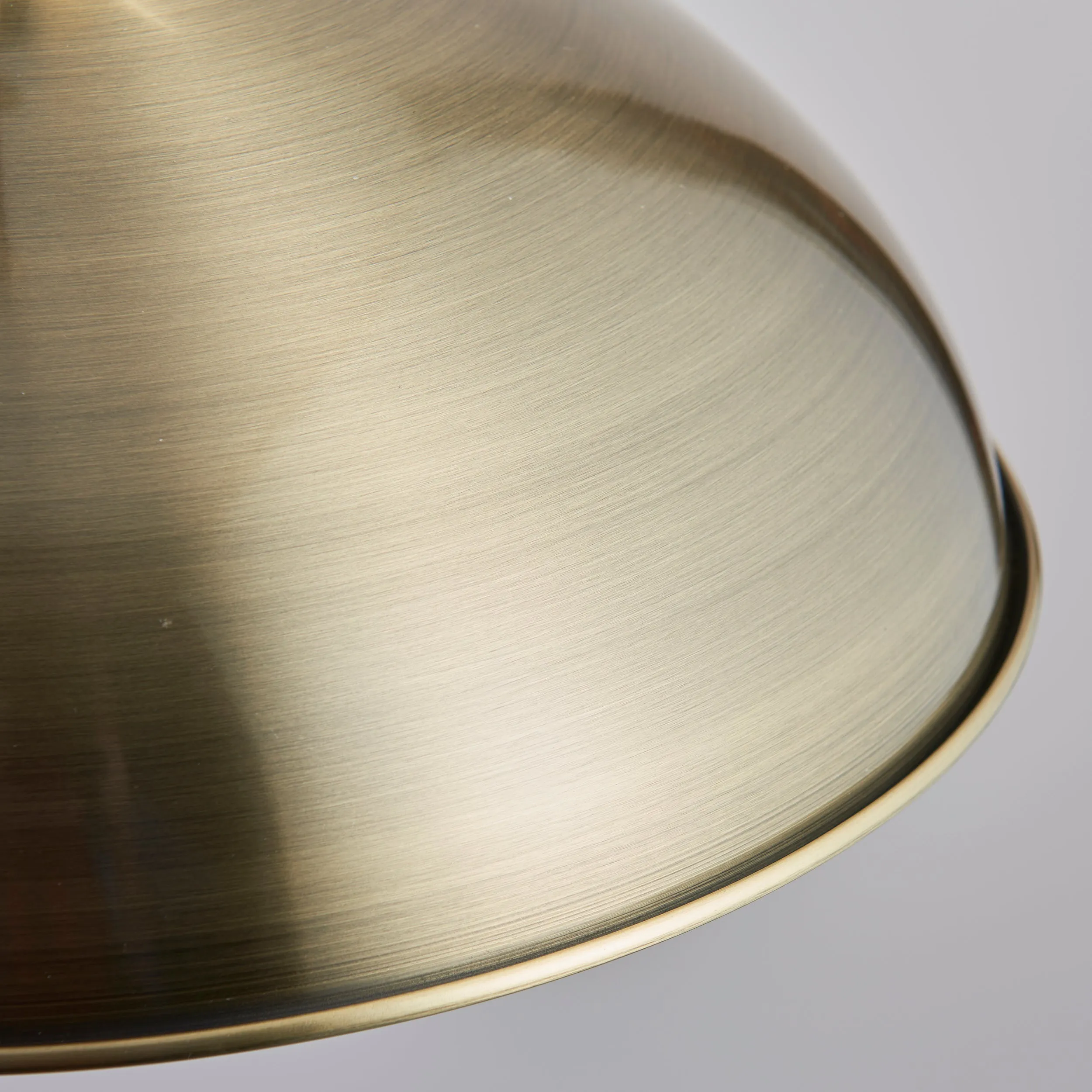 Endon POLKA-AB Polka 1lt Pendant Antique brass plate 60W E27 GLS (Required)