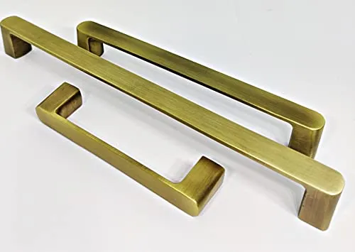 ESET Handles for Wardrobe and Drawers Cabinet Pull Kitchen Cupboard Handle Wardrobe Door Handle for Main Door Handles Material White Metal Finish Electroplated ( Antique 288 mm )(Pack of 1 Piece)