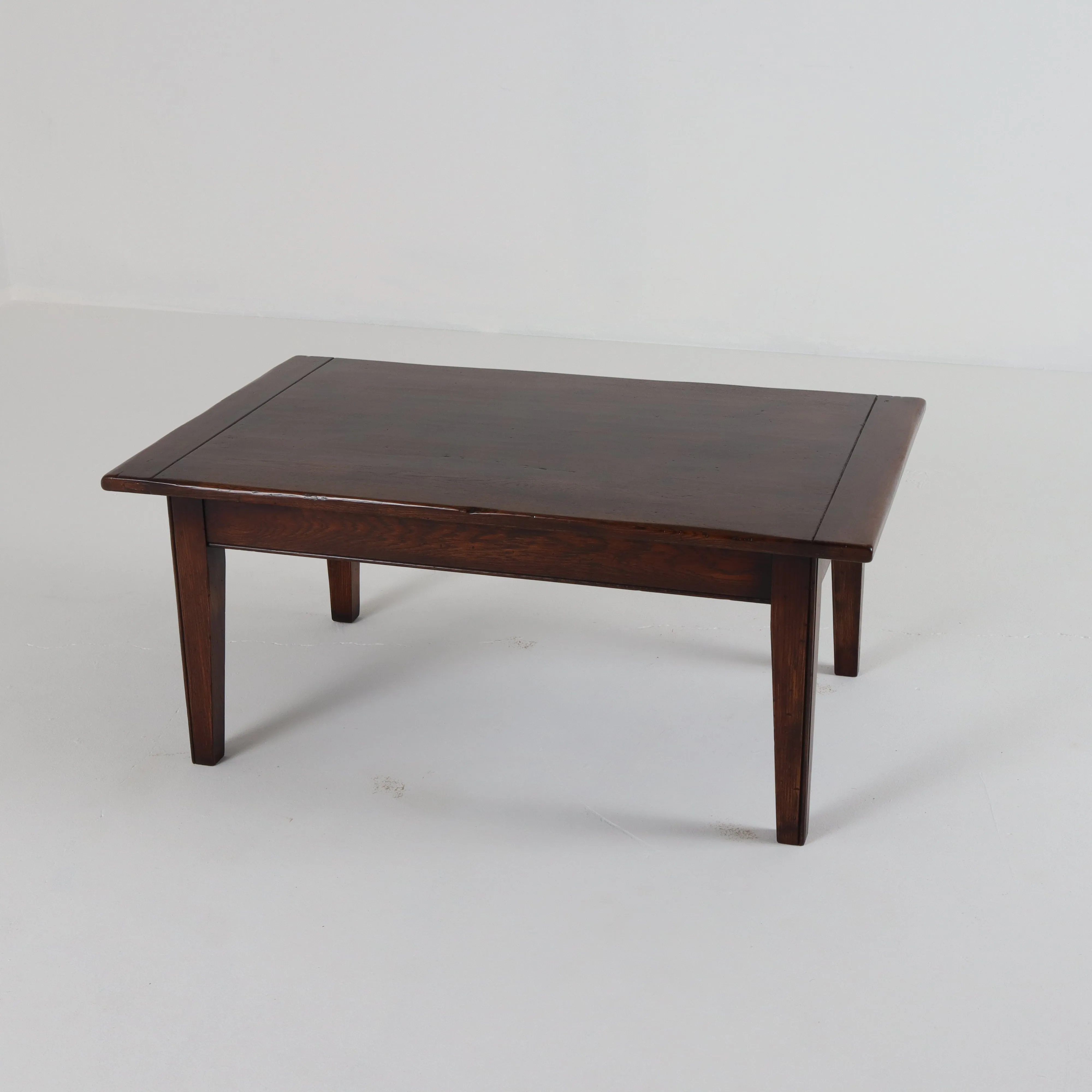 Farmhouse Coffee Table in English Oak w/ Antique Fruitwood Finish